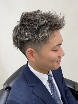 ヨシザワインク バンダイ(YOSHIZAWA Inc. BANDAI) メンズスーツハイライトメンズカラーメンズ明るい茶髪メンズ床屋