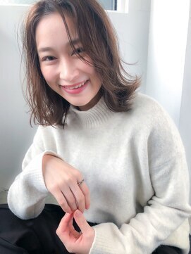 アコロン 吉祥寺(acoron.) 小顔×エアリーミディ×イルミナカラー×黒髪×吉祥寺