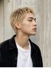メンズカット+『眉毛デザイン＆眉毛wax』 ￥10000