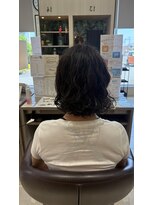 アース 土気あすみが丘店(HAIR&MAKE EARTH)&nbsp;ボブカットのパーマヘア