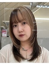 初めてのブリーチもお任せください♪派手すぎず自然な透明感抜群なカラーとこだわりの顔まわりで新しい私へ