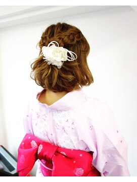 ムーブ&ラボール 浴衣ヘアー