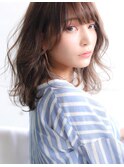 【Votan 北村】ほつれウェーブ・ミディ