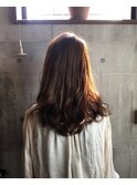ナチュラルな西洋風ヘアスタイル