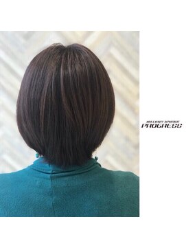 ノーブル 白金台店(Noble by PROGRESS) お客様ショートボブスタイル