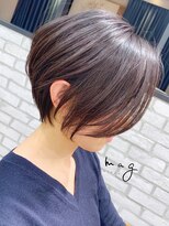 アヴァロン(AVALON)&nbsp;【mag  ginza】絶壁解消丸みショートボブ×ハイライトカラー