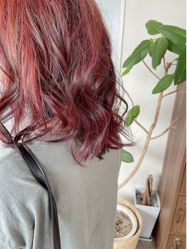 シェノン 武庫之荘(CHAINON) イルミナカラー×ローズピンク×イメチェン