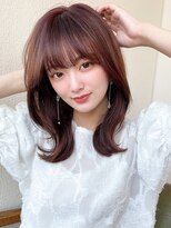 ラルユー(LallYou) 韓国風/ピンクカラー/くびれミディアム