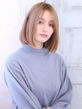 ジュール(Jule) 【Jule】大人ワンカールボブ◇シースルーバング◇20代30代 神戸