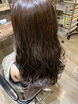 ヘアメイク Y-21 青葉台店 ロング　×　波ウェーブ　×　モノグレージュ