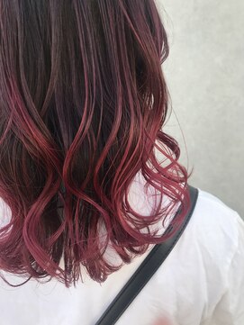 トレジャー ナインティシックス(treasure 96) バレイヤージュ【レッドカラー】