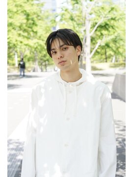 ダブル(W) ワイルド風韓国マッシュ 2ブロック