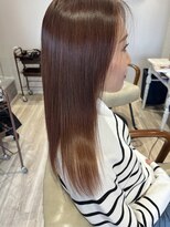 ラヴィエール(Laviere) エドルカラーピンク×髪質改善oggiottoトリートメント