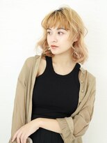 スリール バイ ミリー 江坂(Sourire by milly)&nbsp;【Sourire江坂】ミストバングハイトーンセッションカラーミディ