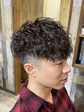 デルフィーノ ヘアーパフォーム(delfino hair perform) メンズツイストスパイラルパーマ