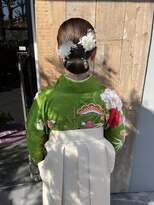 グロウ 錦糸町(Grow)&nbsp;シニヨン～金箔を添えて(笑)