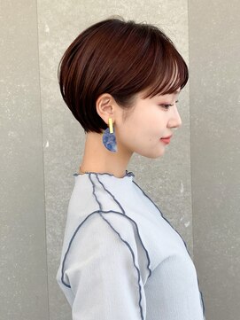 ロンド レグリーズ 立川(Lond leglise) ショート×顔周り×前髪×シルキーベージュ×グレージュカラー