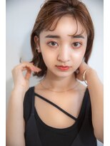 マイ ヘア デザイン 岡崎(MY hair design)&nbsp;ウルフ/マチルダボブ/ピンクベージュ/インナーグレージュ/岡崎