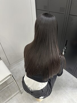 ディジョン(Dijon) 韓国顔まわりレイヤーカットグレージュオリーブベージュブラウン