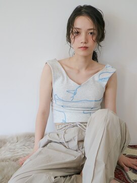 ビスクヘアデザイン(bisq hair design) semi long × wave perm