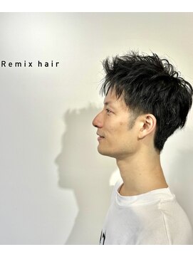 リミックスヘアー(Remix hair) 爽やか2ブロックスタイル