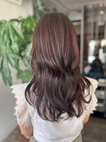 サラジュ 西宮北口店(SARAJU) ロングウェーブ/チョコレートブラウン