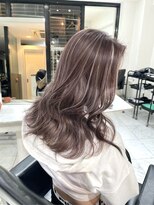 ブレンド 渋谷(BLend)&nbsp;【BLend渋谷】髪質改善ピンクブラウンハイライトカラー
