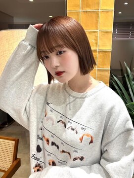 ジーナ 大阪茨木(Zina) 髪質改善*似合わせカット切りっぱなしボブ*【Zina大阪茨木】