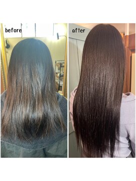 エクステンション キュー(extension Q) プルエクステ/ダイヤモンド毛質52cm(胸下)