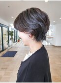 丸みショート/ショートカット/ショートヘア/20代/30代/40代
