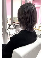 シャルティア(SHALLTIA)&nbsp;ショートバレイヤージュ【山口市美容室】