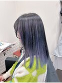 パープルユニコーンカラーハイライト