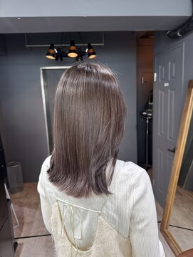 ロフティー 清澄白河(LOFTY) シンプルなのに洗練された透明感カラー／髪質改善トリートメント