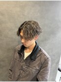 波巻きパーマ