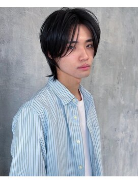 ゴブンノロク(GOBUN NO ROKU) メンズナチュラルウルフセンターパート