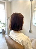切りっぱなしボブ