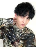 メンズ波巻きツイスパニュアンススパイラルスパイキーショート