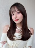 ☆小顔面長丸顔ハイレイヤーハッシュカット前髪ありなし