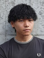 ハニー(HONEY)&nbsp;縦落ちツイスパ/ツイストスパイラルパーマ/岡崎メンズパーマ