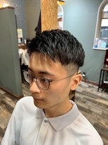 スタンドバーバー 柏(STAND BARBER)&nbsp;サーフカール/スパイキーショート/ブルーブラック/柏<理容室>