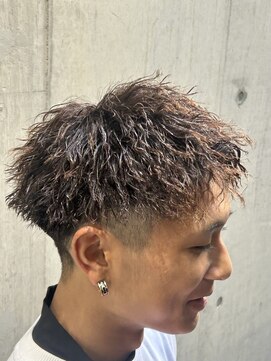 アップバング×ツイスト