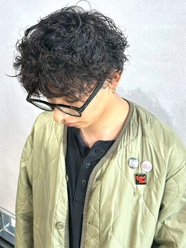 ノッポサン(Noppo3) ニュアンスパーマ 似合わせ 20代 メンズカット マッシュ