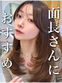 上品な大人レイヤー　結べるレイヤーカット