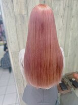 ミー 新宿(MII) ホワイトピンク/ダブルカラー/髪質改善/縮毛矯正/新宿/MII/ミイ