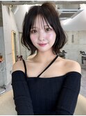 韓国ボブレイヤーボブ渋谷タッセルボブお洒落なレイヤーカット