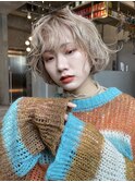 レイヤーボブ/ハイトーンカラー/レイヤーカット/髪質改善[登戸]