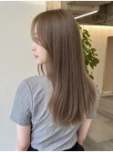 ミディアムレイヤー”レイヤーカット*ミルクティーベージュ*4