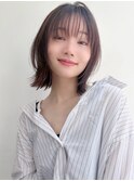 切りっぱなしボブ*レイヤーボブ*レイヤーカット*大人ボブ*顔周り