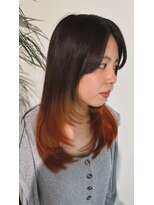 シーク(seak)&nbsp;裾カラー，レイヤーカット