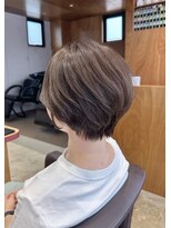 イロ ジェイアール JR奈良店(IRO)&nbsp;レイヤーボブ×ショートスタイル×モカブラウン